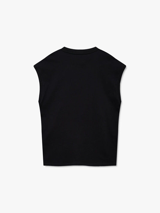 CLASSIQUE CUTOFF SLEEVE TEE