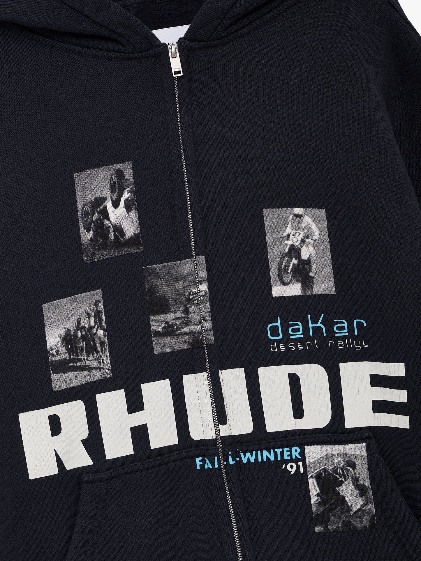WINTER 91 RALLYE ZIP-UP HOODIE
