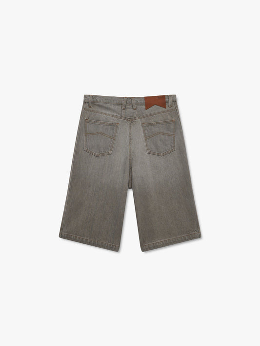 BAGGY TRAXEDO DENIM SHORT