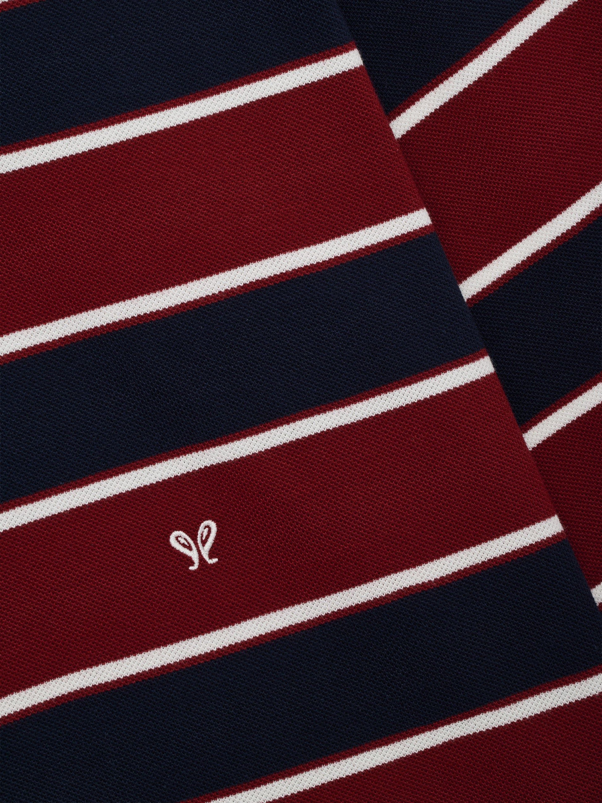 FONTAINE STRIPED LS POLO SHIRT