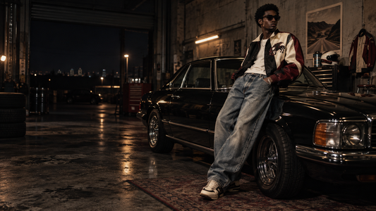 RHUDE editorial hero banner — RHUDE 90s Denim: Why Relaxed Fits Are Back in the RHUDE Bowl