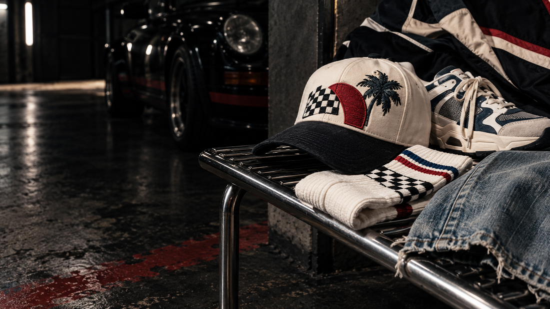 RHUDE editorial hero banner — RHUDE Accessories: Hats, Socks and the Details That Complete the Fit