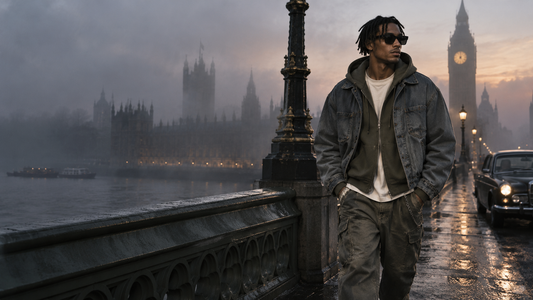 RHUDE editorial hero banner — RHUDE Layering for Transitional Weather: A UK Streetwear Formula