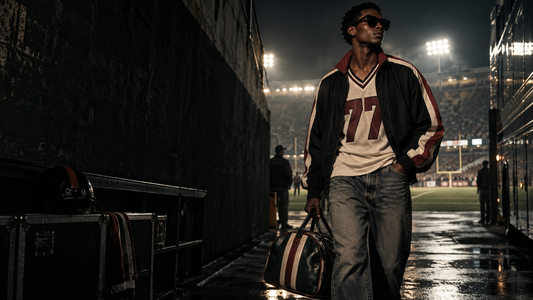 RHUDE editorial hero banner — RHUDE Retro Sportswear: Jerseys, Track Jackets and the RHUDE Bowl Mood