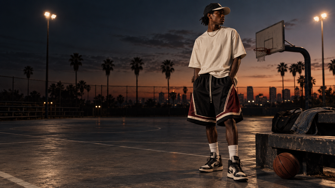 RHUDE editorial hero banner — RHUDE Shorts in 2026: Baggy, Sporty and Ready for Summer