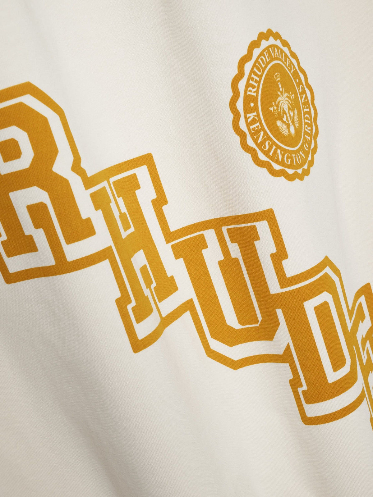 RHUDE COLLEGIATE CREST TEE