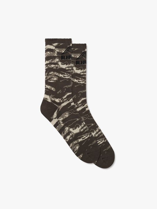 RHUDE TIGER CAMO FOOTY SOCK
