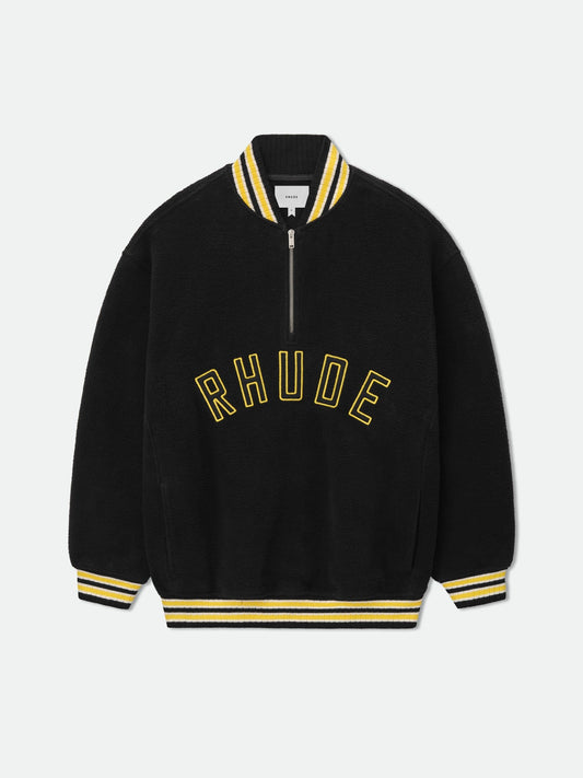 RHUDE QUARTER-ZIP VARSITY