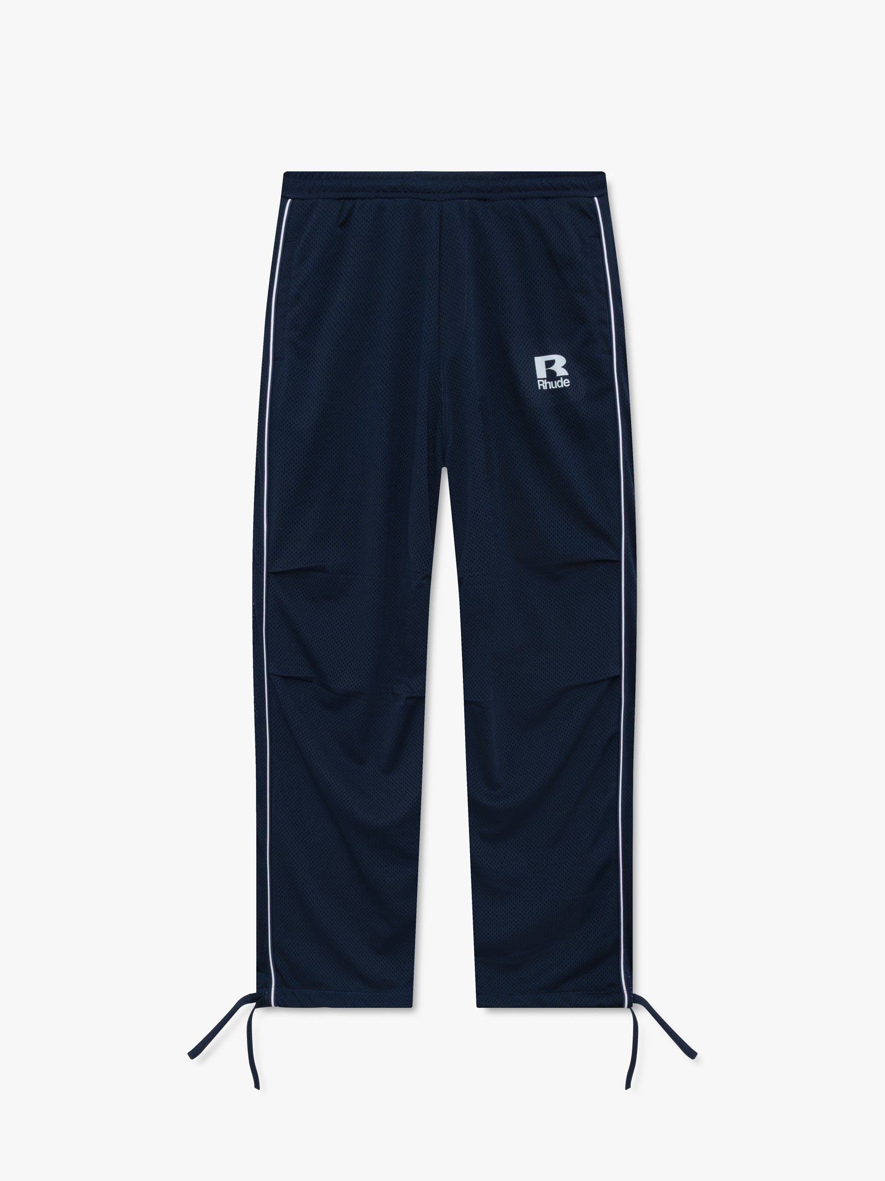 RHUDE MESH PIPING PARACHUTE TRACK PANT