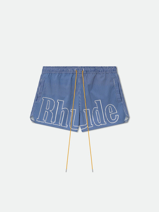 RHUDE LOGO SWIM TRUNKS