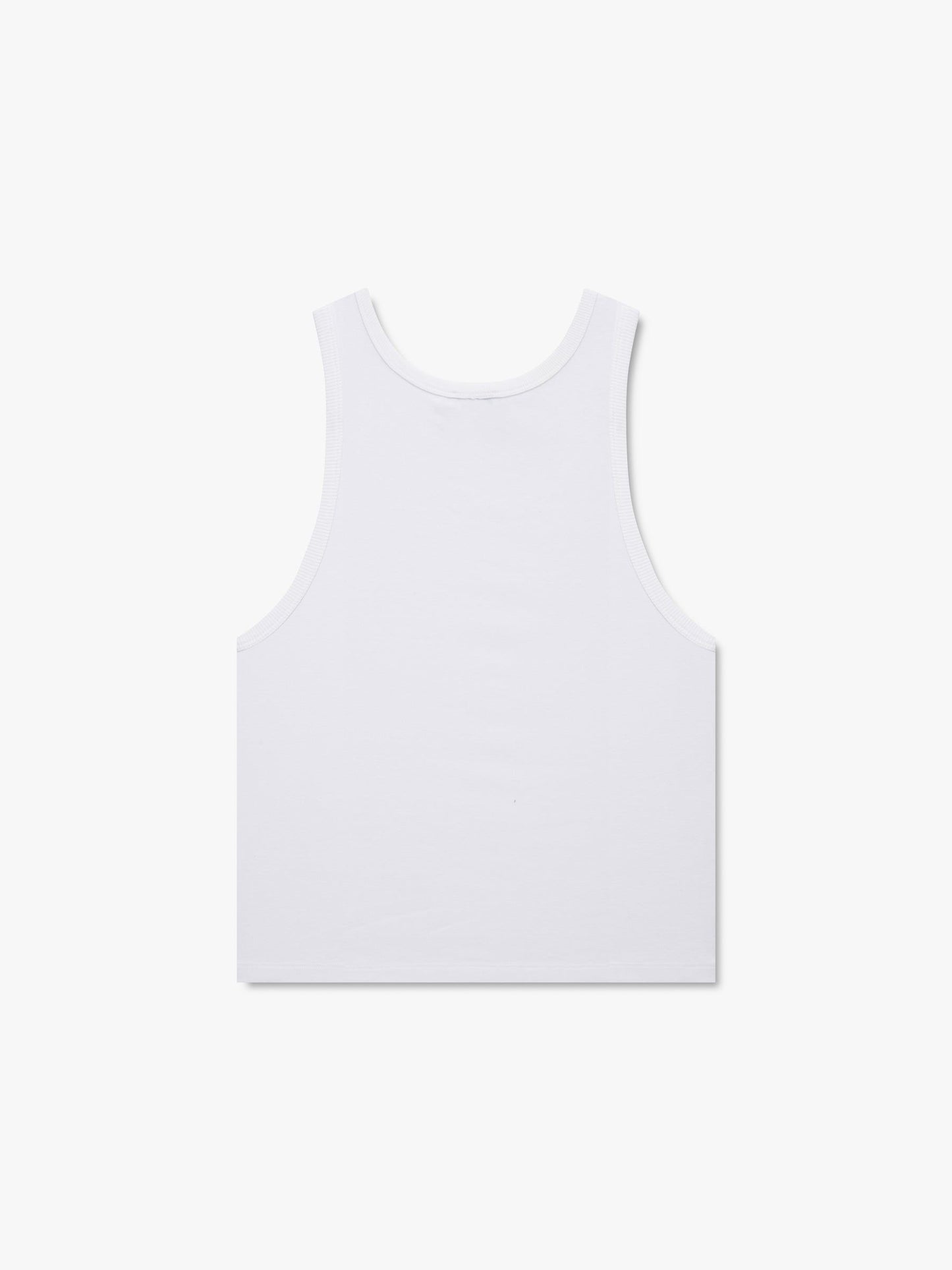 LOGO RIBBED TANK TOP