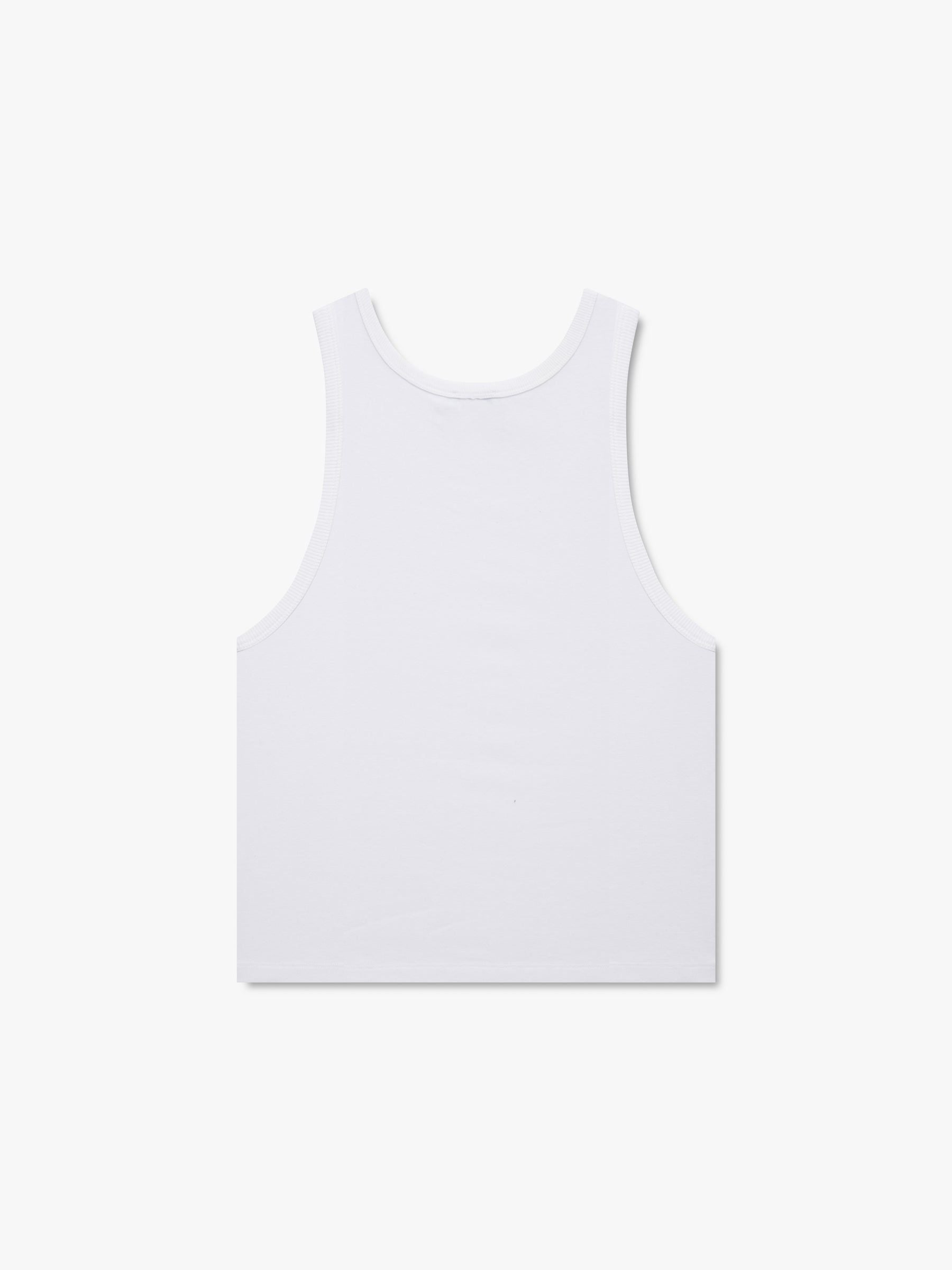 LOGO RIBBED TANK TOP