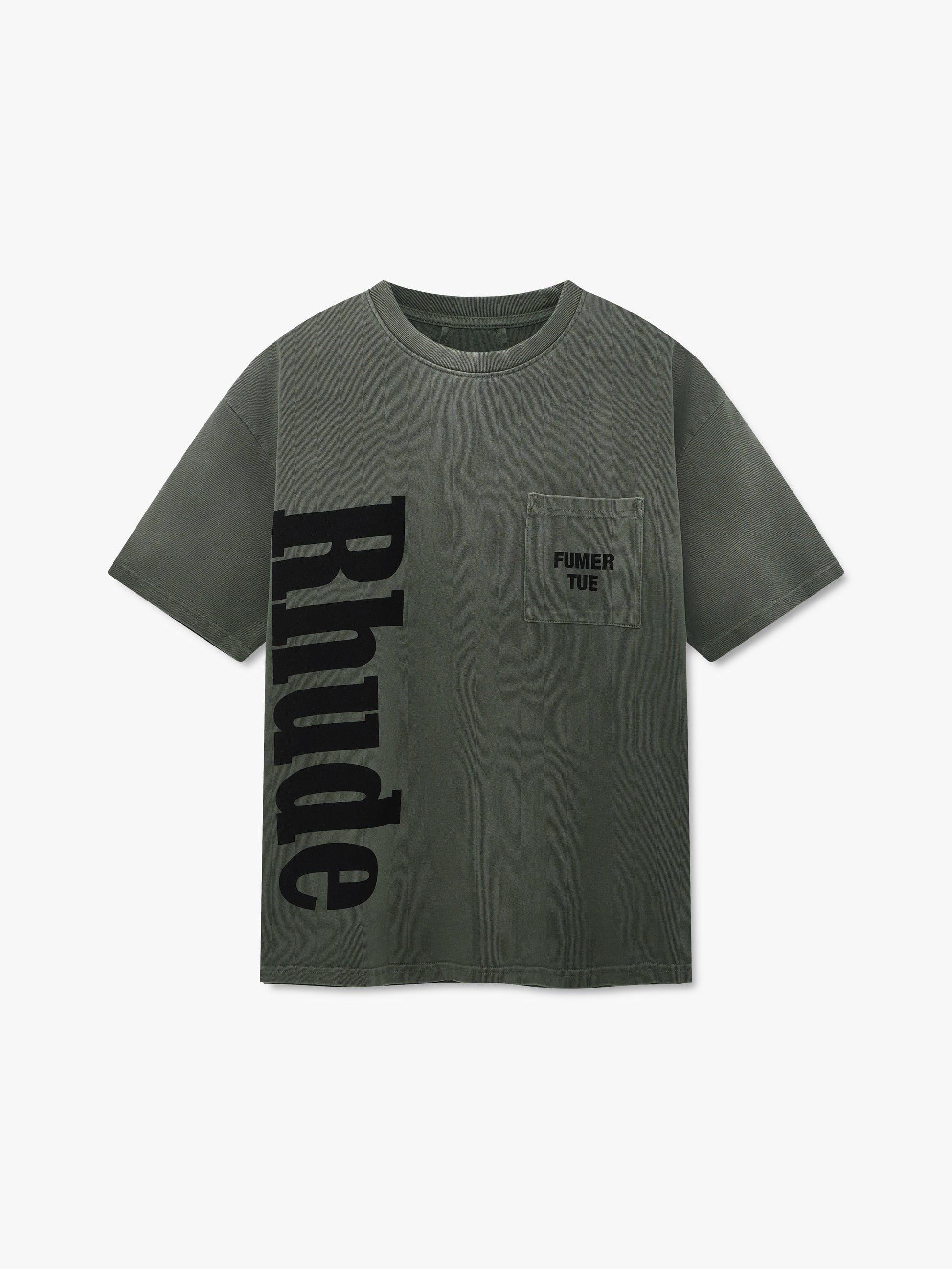 RHUDE LOGO POCKET TEE