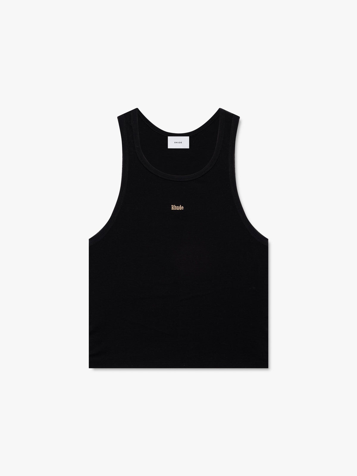 LOGO RIBBED TANK TOP