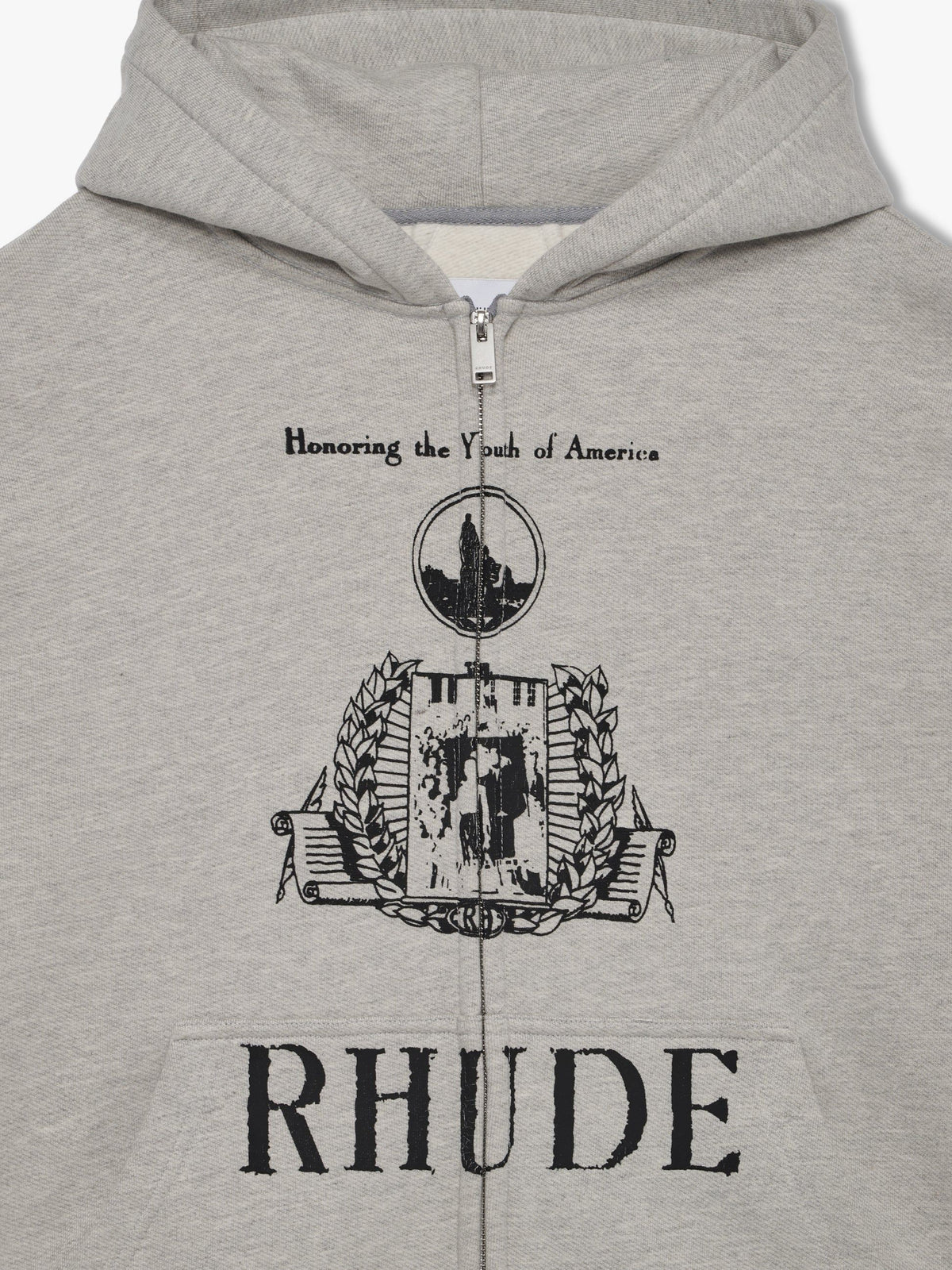 YOUTH OF AMERICA ZIP-UP HOODIE