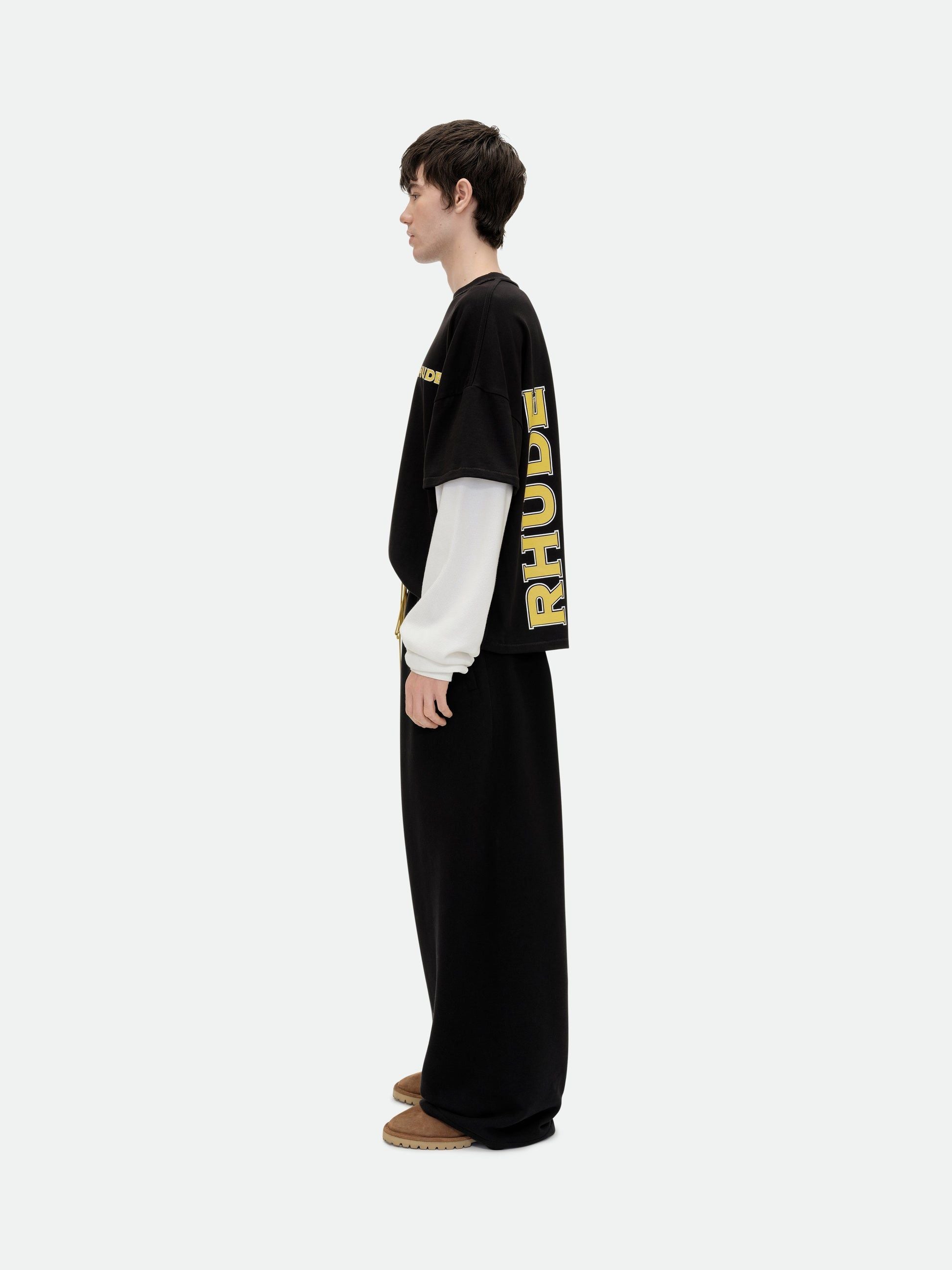 RHUDE STEEL DOUBLE-LAYERED TEE