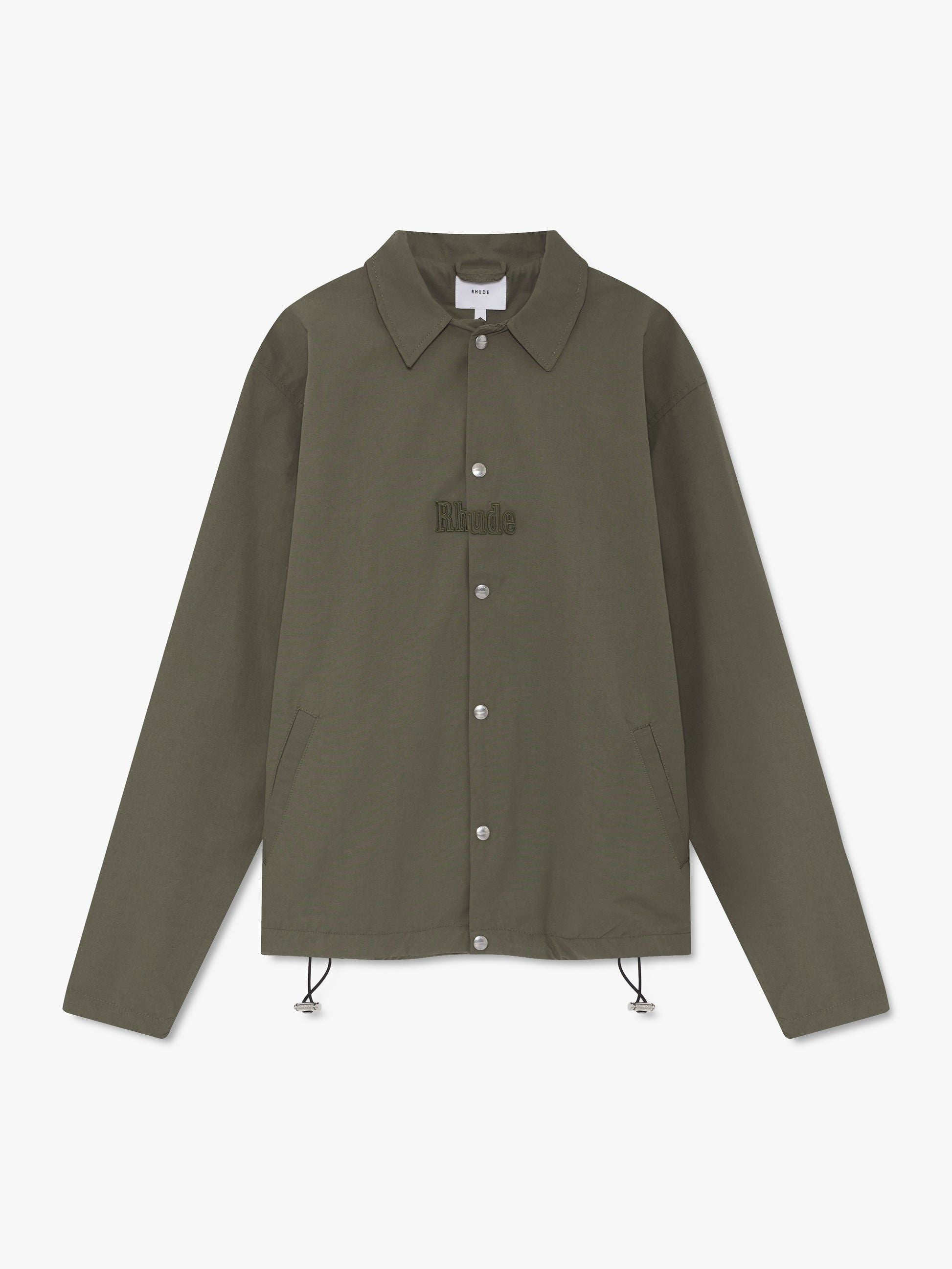 RHUDE LOGO COACHES JACKET