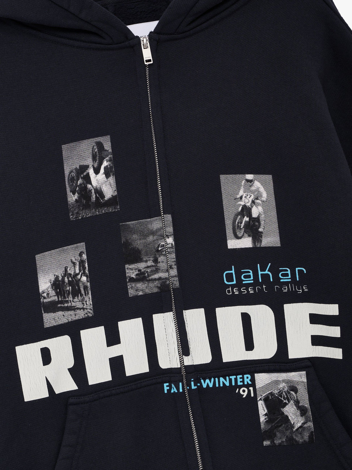 WINTER 91 RALLYE ZIP-UP HOODIE
