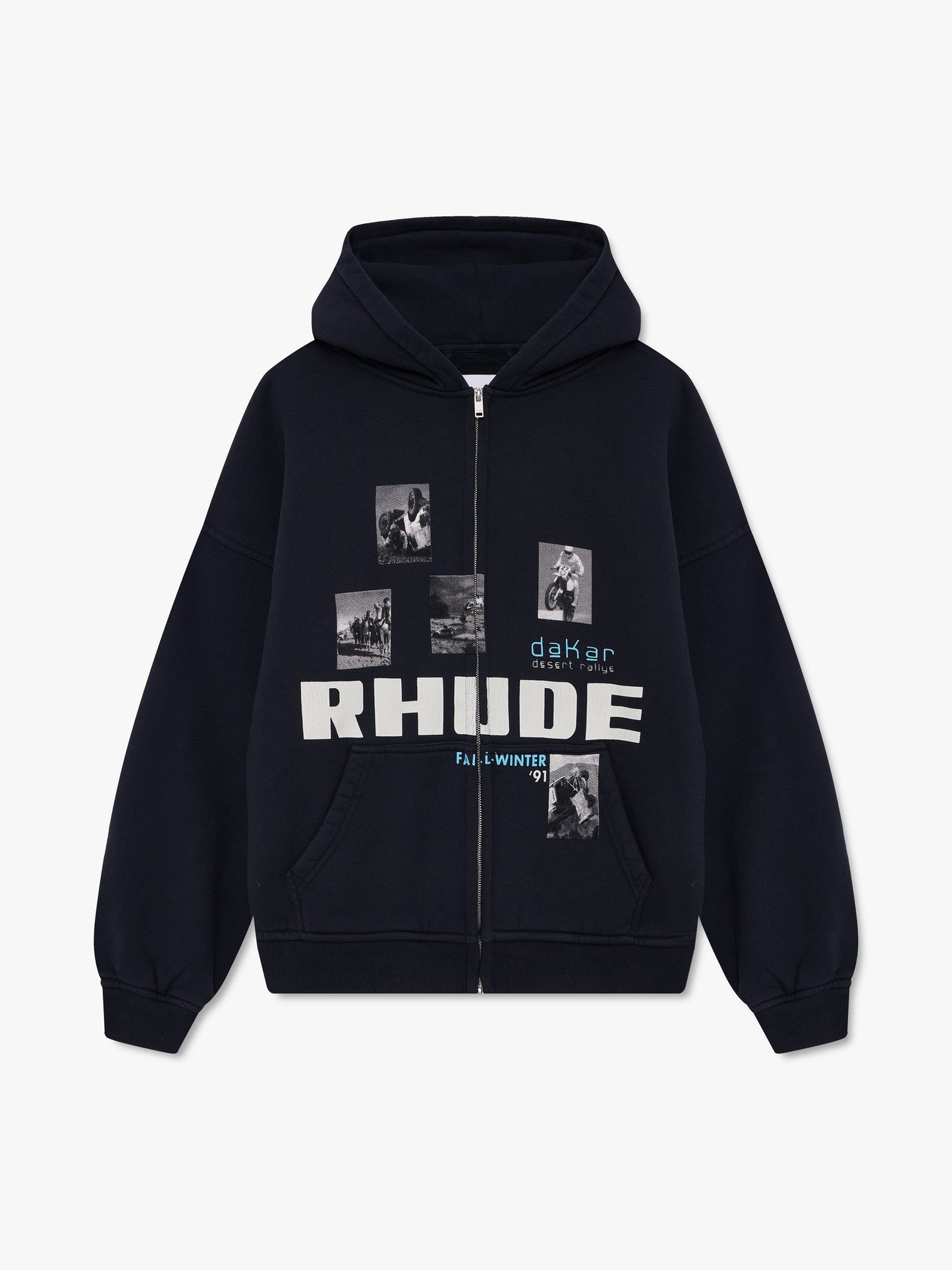 WINTER 91 RALLYE ZIP-UP HOODIE