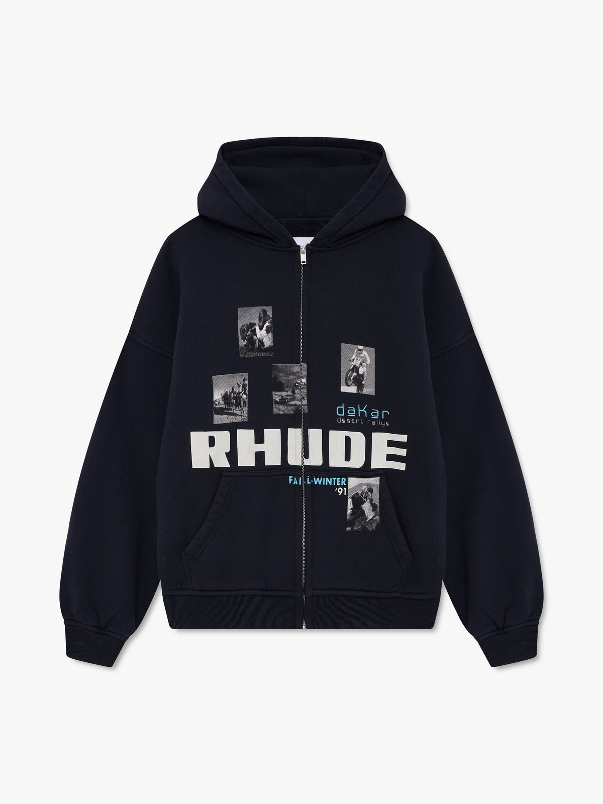 WINTER 91 RALLYE ZIP-UP HOODIE