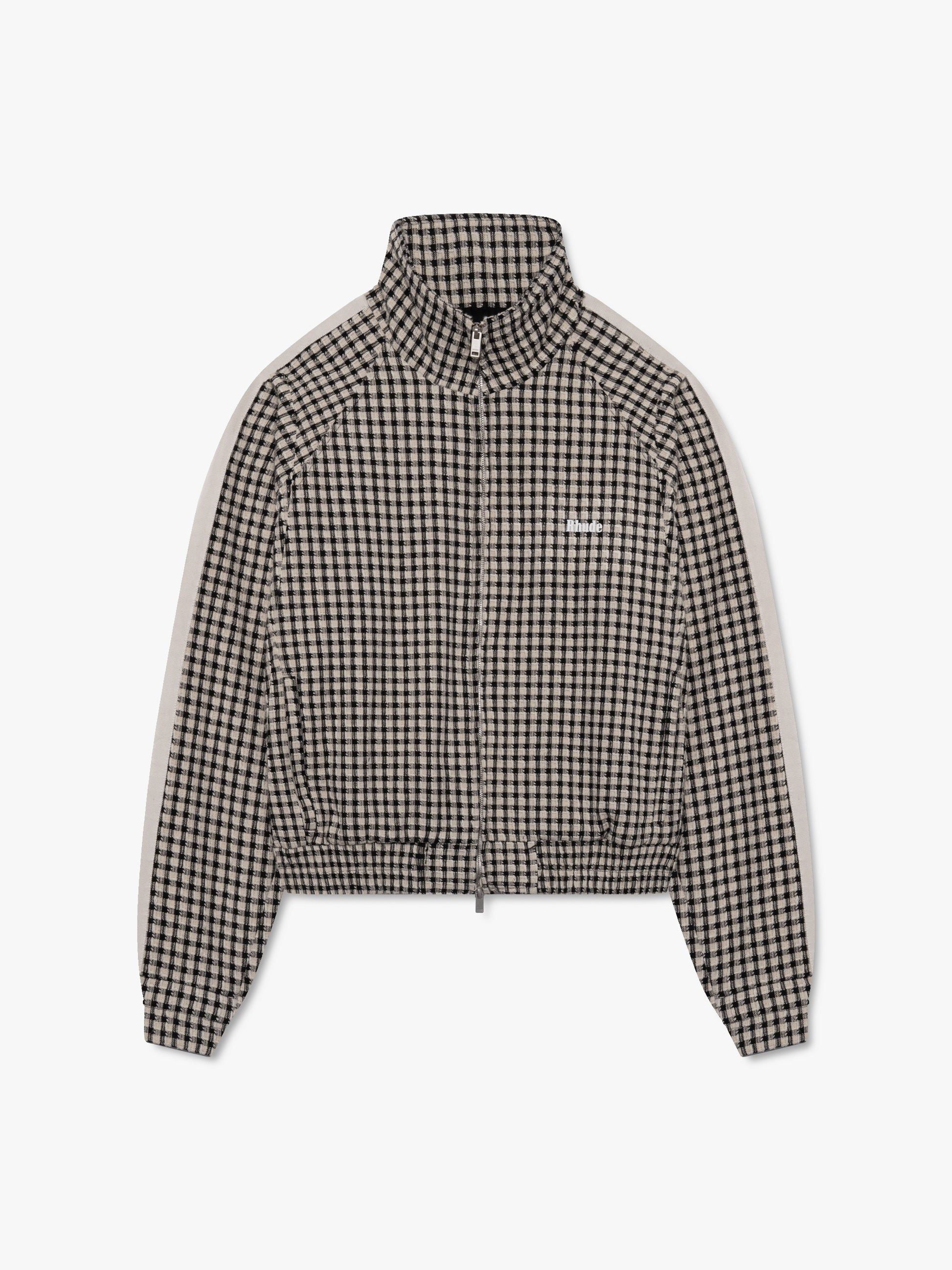 GINGHAM HAMPTONS TRACK JACKET
