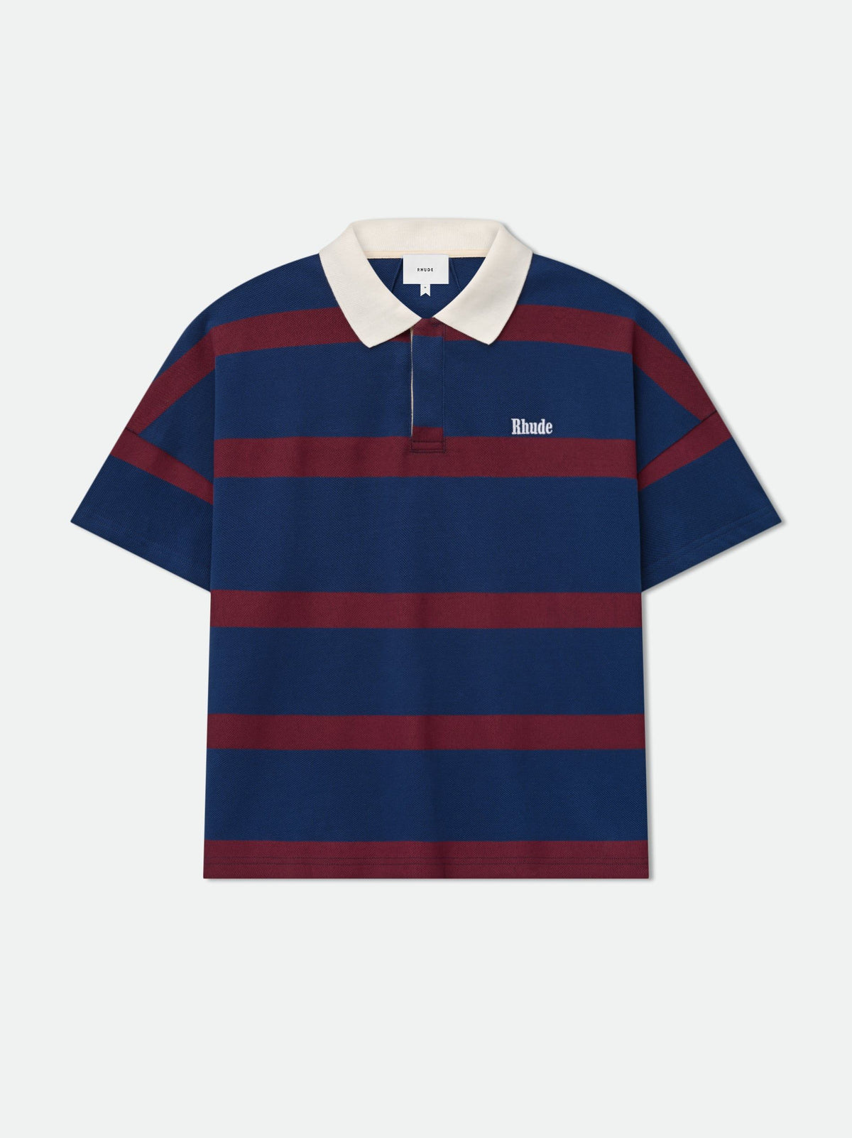 STRIPED PIQUE POLO