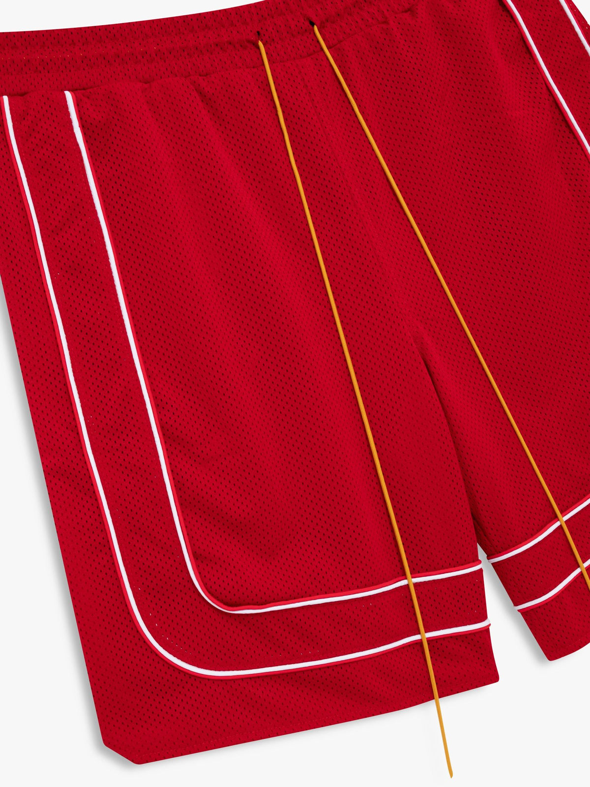 RHUDE MESH PIPING BAGGY TRACK SHORT