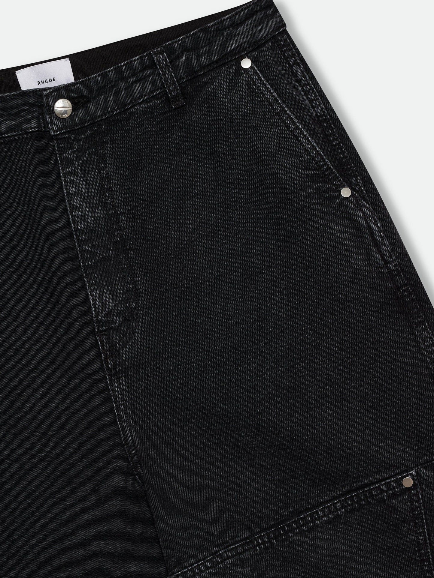 WASHED CANVAS REZA SHORT