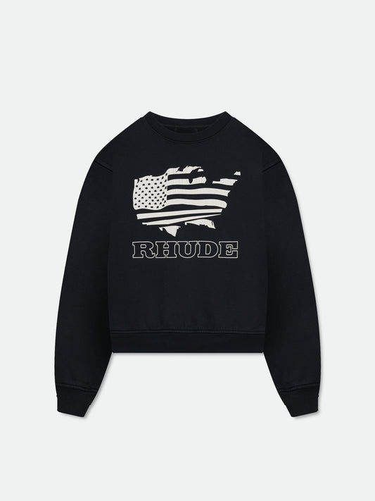 RHUDE BANNER CREWNECK