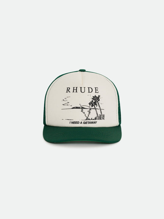 I NEED A GETAWAY TRUCKER HAT