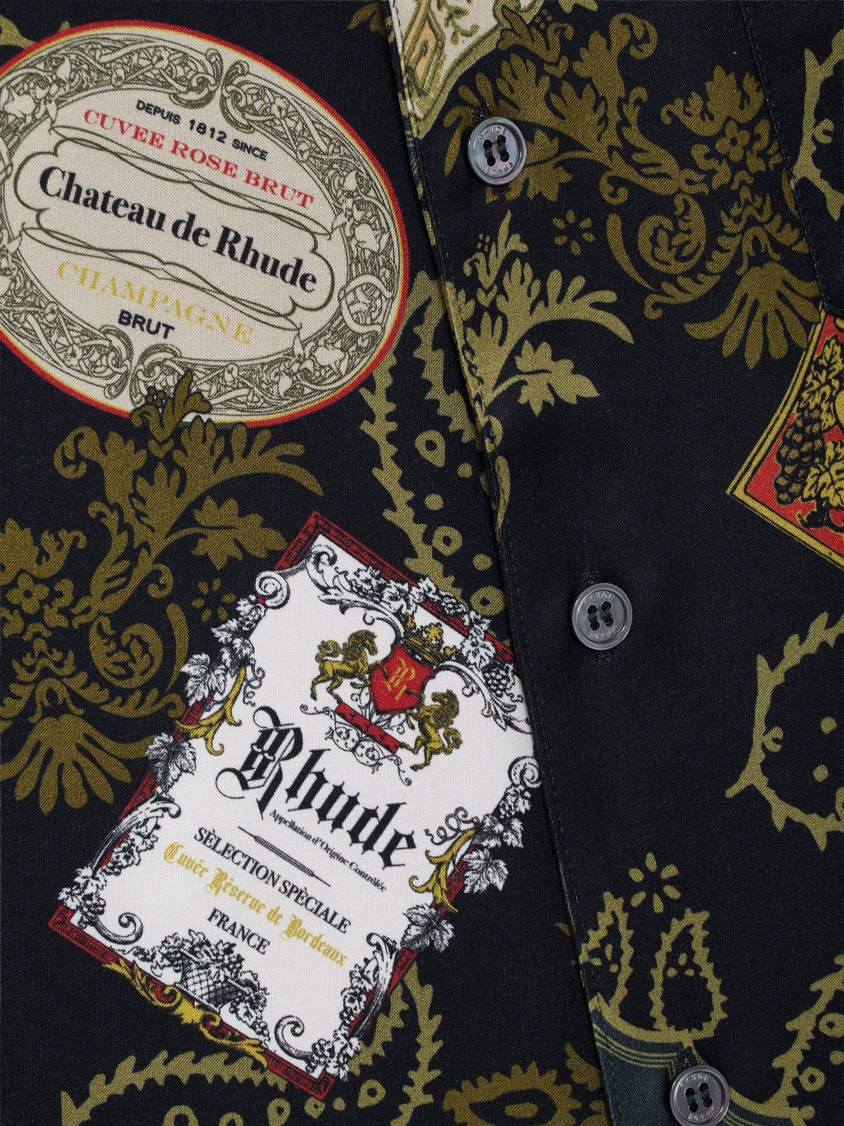 VIN BANDANA PRINT BUTTON-UP SHIRT