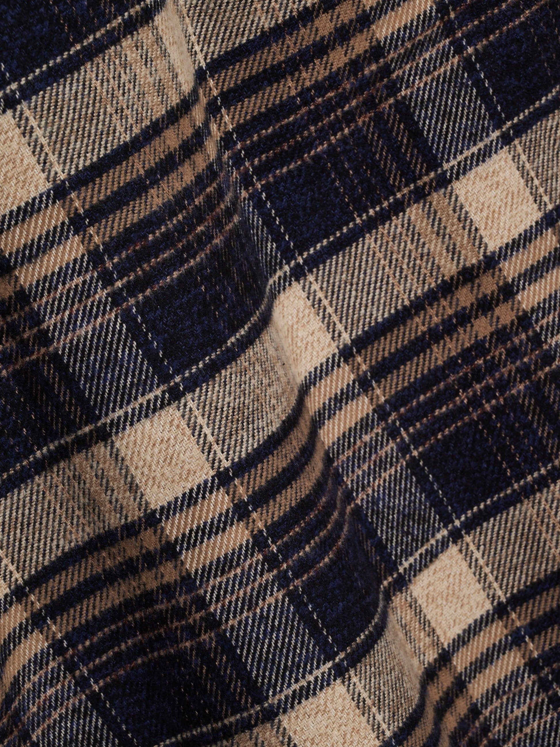 RHUDE SCRIPT LOGO FLANNEL