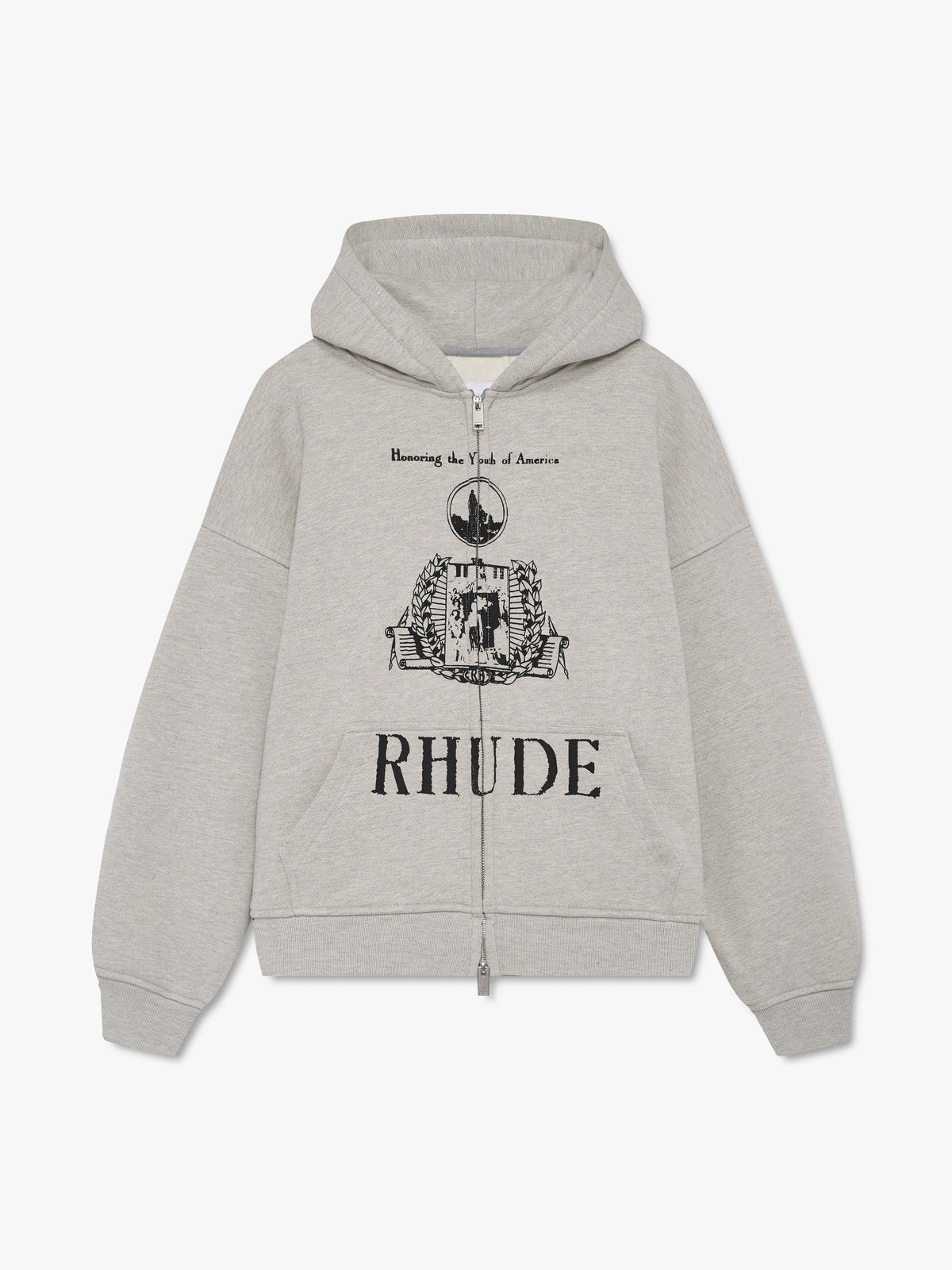 YOUTH OF AMERICA ZIP-UP HOODIE