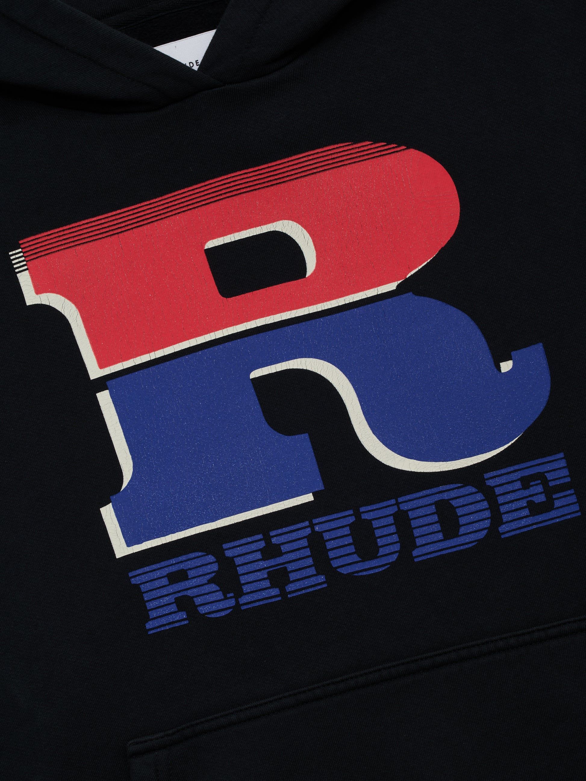 SPLIT PETROL LOGO HOODIE