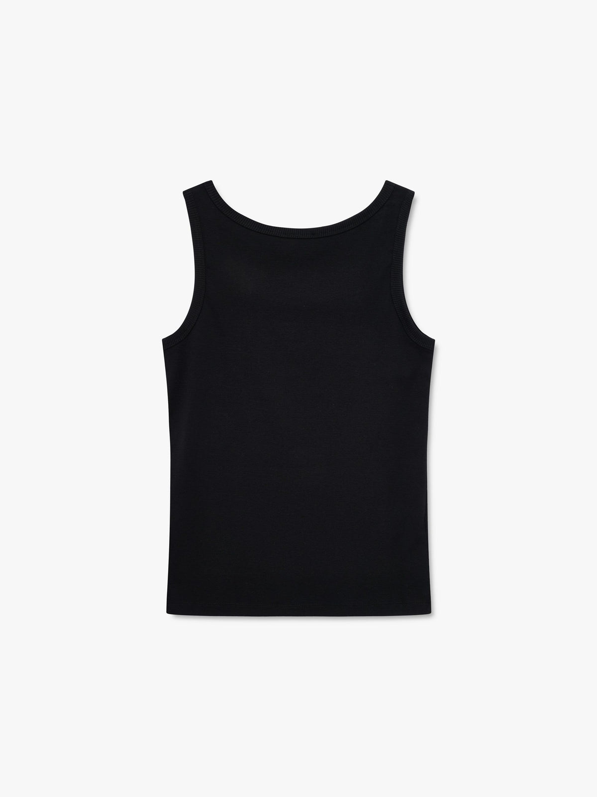 LOGO RIBBED TANK TOP