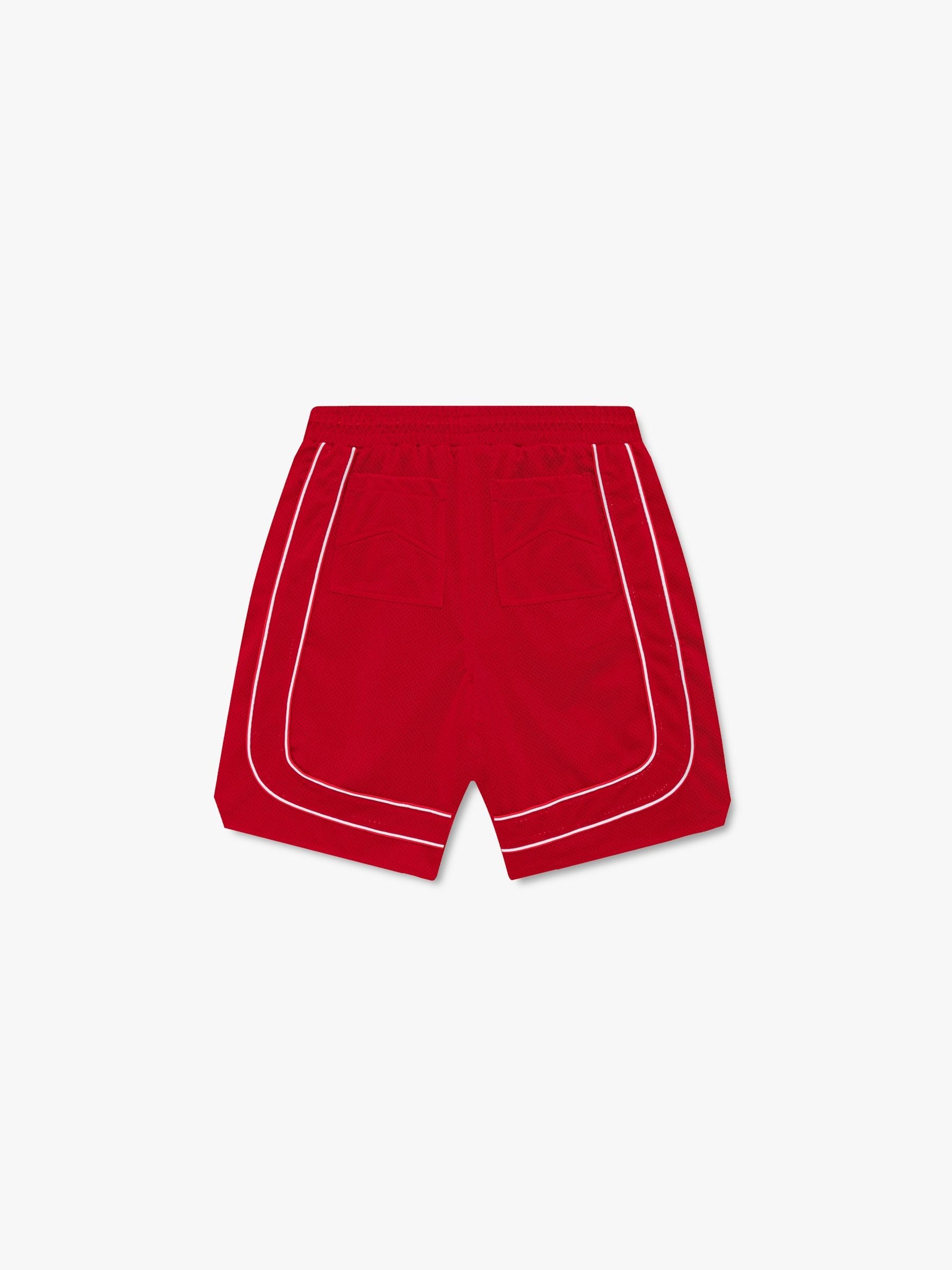 RHUDE MESH PIPING BAGGY TRACK SHORT