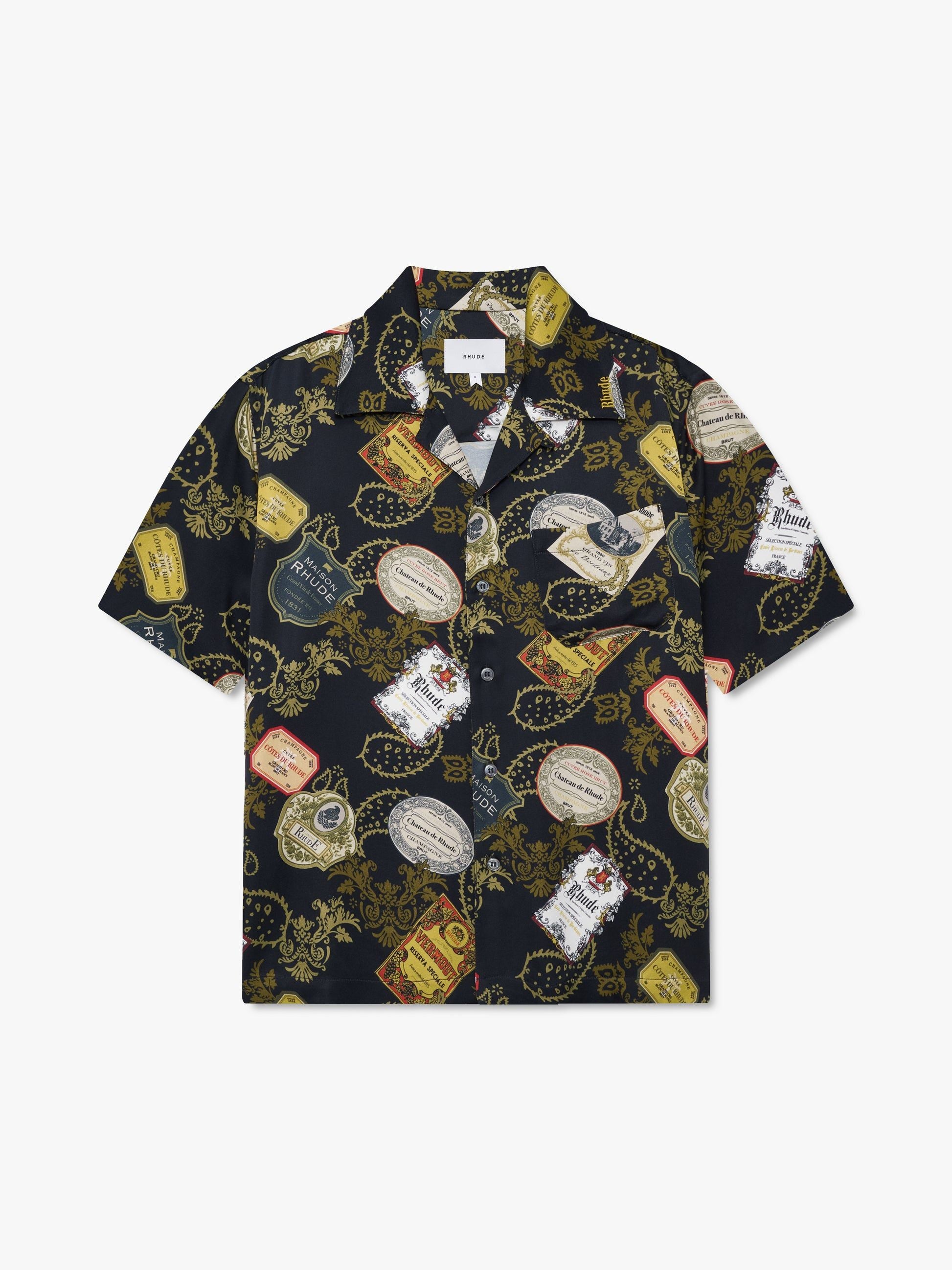 VIN BANDANA PRINT BUTTON-UP SHIRT